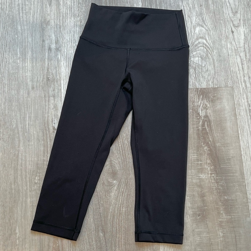 Lululemon Wunder Under Hi-Rise 1/2 Tight Full-On Luxtreme 17" Black W6ATQS size2 - Picture 2 of 9